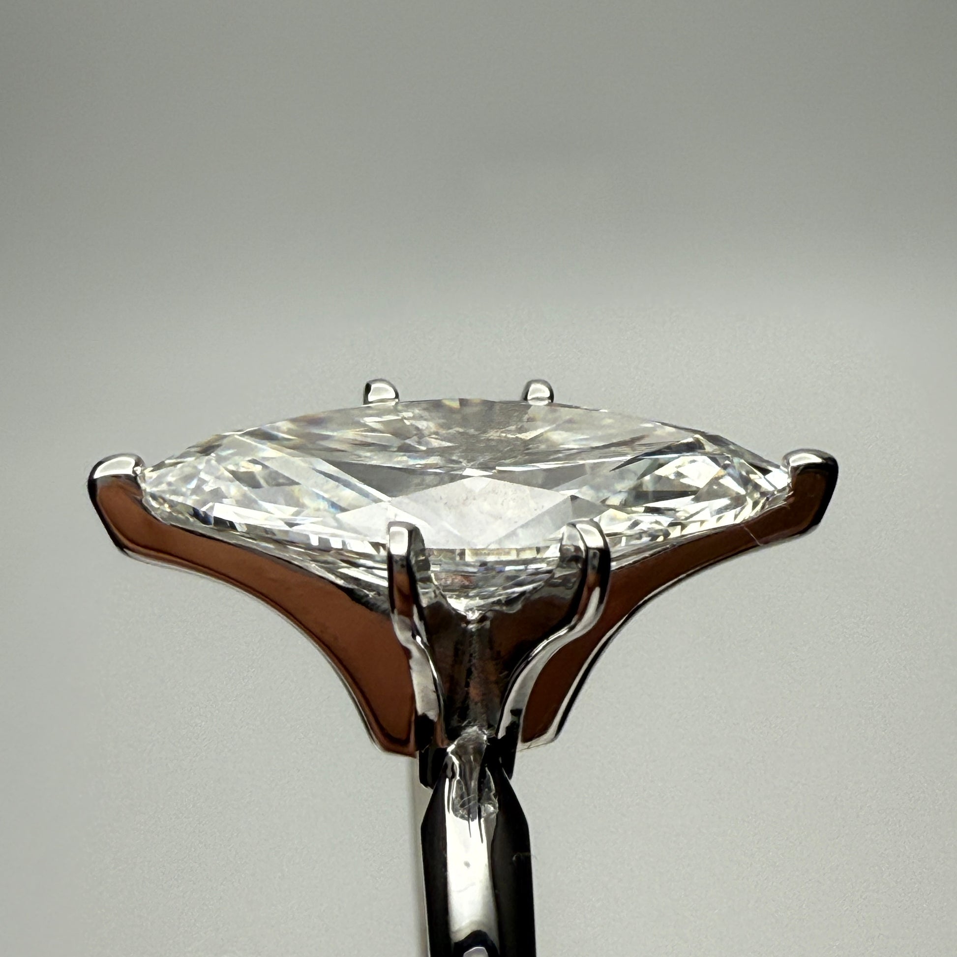 Marquise Solitaire Engagement Ring | 14K Gold | IGI Certified Lab-Grown Diamond