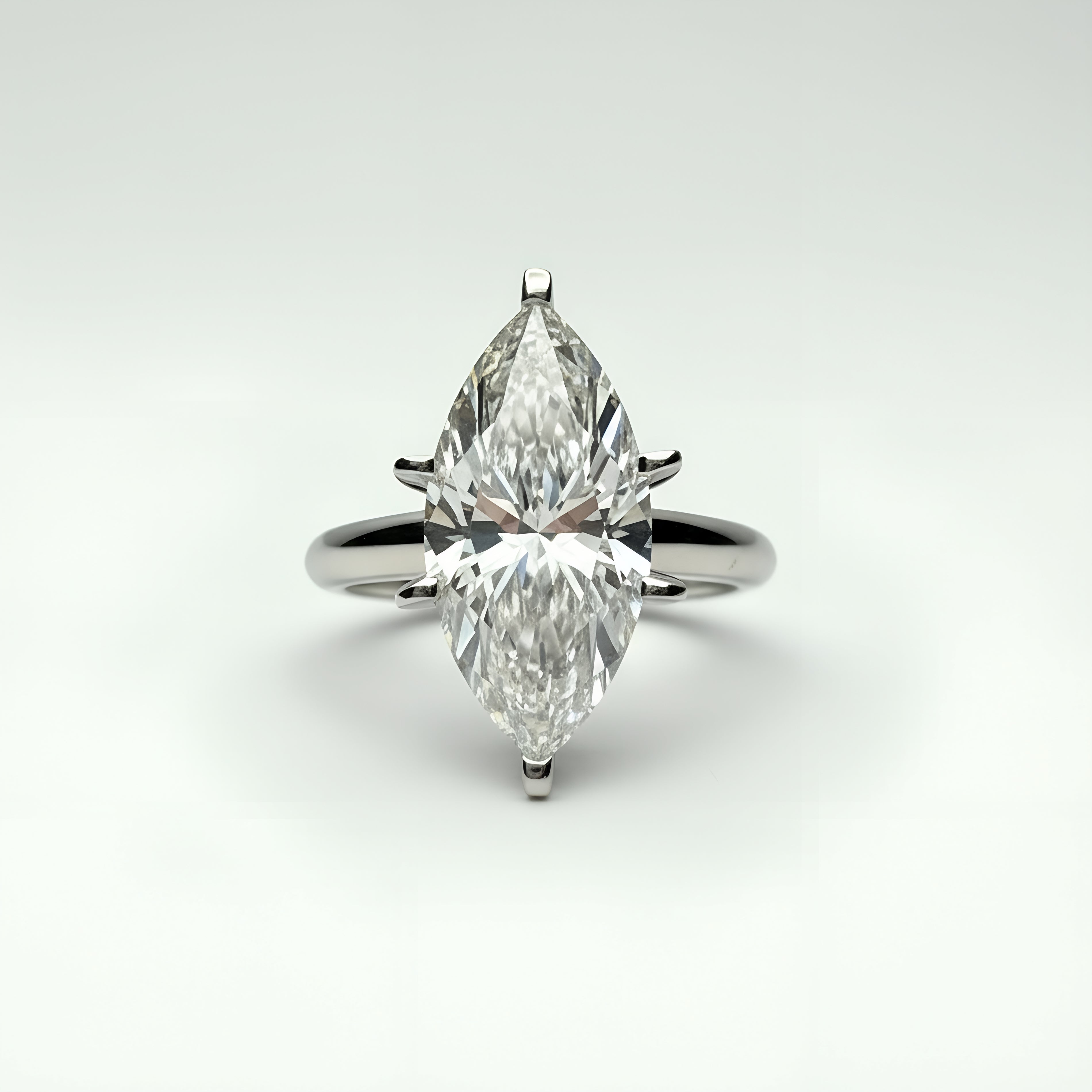 Marquise Solitaire Engagement Ring | 14K Gold | IGI Certified Lab-Grown Diamond