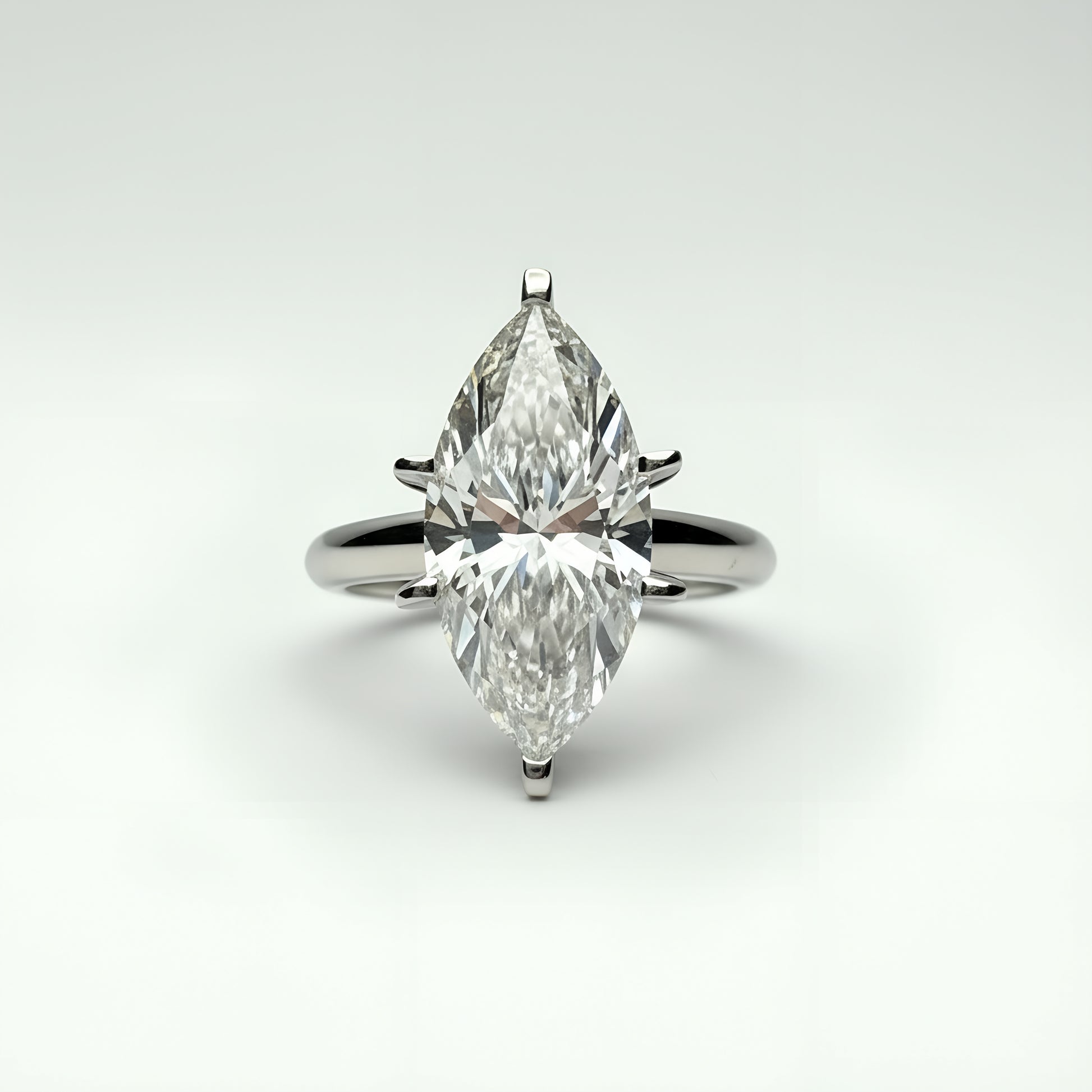Marquise Solitaire Engagement Ring | 14K Gold | IGI Certified Lab-Grown Diamond