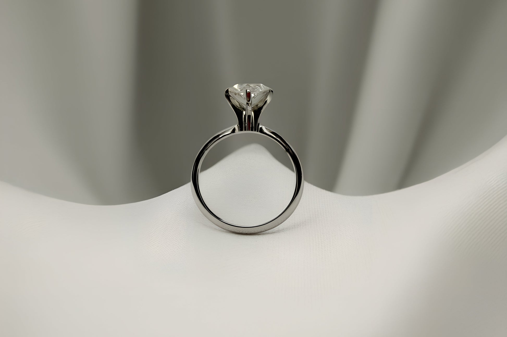 Marquise Solitaire Engagement Ring | 14K Gold | IGI Certified Lab-Grown Diamond